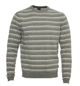 Boss Hugo Boss Grey Stripe Sweater (Nivhard)