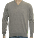 Boss Hugo Boss Grey V-Neck Sweater (Veeh)