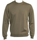 Boss Hugo Boss Light Brown Round Neck Sweater (Bagritte)