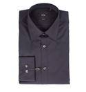 Boss Hugo Boss Navy Long Sleeve Slim Fit Shirt (Max)