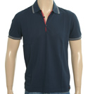 Boss Hugo Boss Navy Pique Polo Shirt (Pejo)
