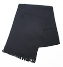 Hugo Boss Navy Tassle Scarf (Albas)
