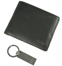 Boss Hugo Boss Wallet and Keyring Set