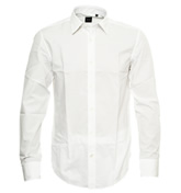 Boss Hugo Boss White Long Sleeve Shirt (Ronny)