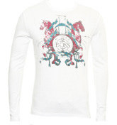 Boss Hugo Boss White Long Sleeve T-Shirt (Risk)