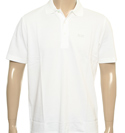 Boss Hugo Boss White Pique Polo Shirt (Parry 1)