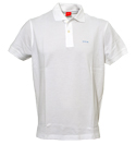 Boss Hugo Boss White Short Sleeve Pique Polo Shirt