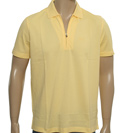 Boss Hugo Boss Yellow 1/4 Zip Polo Shirt (Verona)