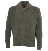 Boss HUGO Grey Chunky Cardigan (Sabir)
