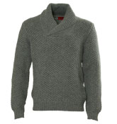 Boss HUGO Light Grey Chunky Sweater (Sobold)