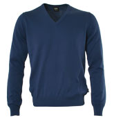 Boss Indigo V-Neck Sweater (Gent)