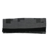 Boss Men-Z 266 Grey and Black Tassle Scarf