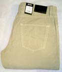 Boss Mens Beige Zip Fly Cords - 34 Leg