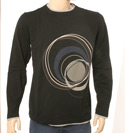 Boss Mens Black Long Sleeve Cotton T-Shirt - Black Label