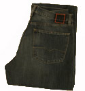 Boss Mens Boss Dark Denim Button Fly Jeans 34 Leg