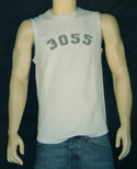 Boss Mens Boss Light Grey Sleeveless Round Neck Cotton Vest