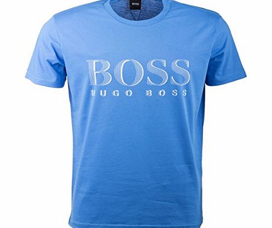 Boss Mens Boss Logo T-Shirt - Blue - XL XLBlue