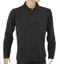 Boss Mens Boss Navy 2 Button Long Sleeve Cotton Polo Shirt