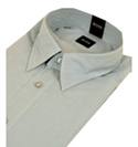 Boss Mens Boss Pale Blue Long Sleeve Cotton Shirt - Black Label