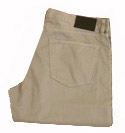 Boss Mens Boss Taupe Lightweight Button Fly Cotton Jeans 34 Leg