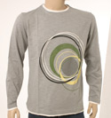 Boss Mens Light Grey Long Sleeve Cotton T-Shirt - Black Label
