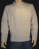 Boss Mens Light Grey Round Neck Brushed Cotton Sweatshirt
