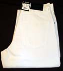 Boss Mens Montana White Cotton Mix Zip Fly Jeans