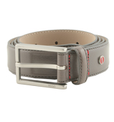 Boss Mid Grey Leather Buckle Belt (Dalmellato)