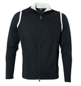 Navy Full Zip Sweater (Macit)