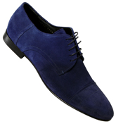 Boss Navy Suede Shoes (Piers)