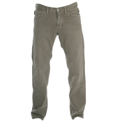 Orange 41 Dark Khaki Comfort Fit Jeans -