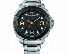 Mens Black and Silver H-2301 Watch