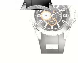 Mens Black H-2310 Chronograph Watch