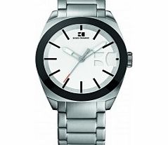 Mens White and Silver H-0300 Watch