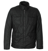 Boss Osoda-W Black Hooded Jacket