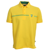 Boss Paddy Flag 1 Brazil Pique Polo Shirt