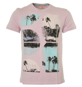 Pink T-Shirt with Printed Design (Takoo)