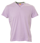 Boss Purple V-Neck T-Shirt (Tee Basic 2)