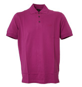 Boss Raspberry Pique Polo Shirt (Ferrara)