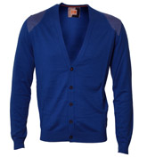 Boss Royal Blue Button Fastening Cardigan (Abdir)