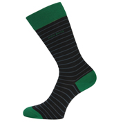 Boss S Design Navy and Green Socks (1 Pair)