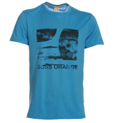 Tor 1 Blue T-Shirt with Printed Design