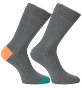 Boss Twopack RS Design Grey Socks (2 Pair Pack)