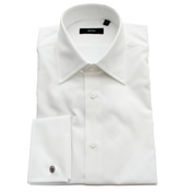 Boss White Easy Fit Shirt (Lawrence)