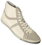 Boss White Hi-Top Trainers (Begood)