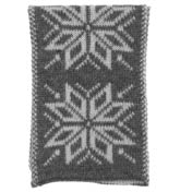 Boss Wogian Grey and White Scarf