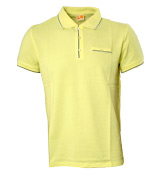 Yellow Pique Polo Shirt (Peeko)
