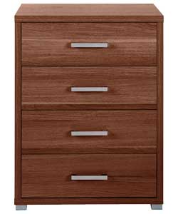Boston Dark 4 Drawer Chest