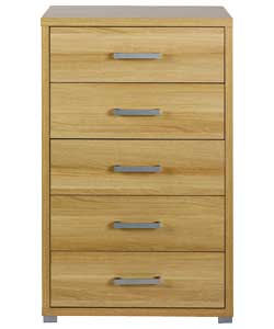 Boston Light 5 Drawer Chest