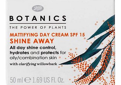 Botanics Shine Away Mattifying Day Cream SPF15